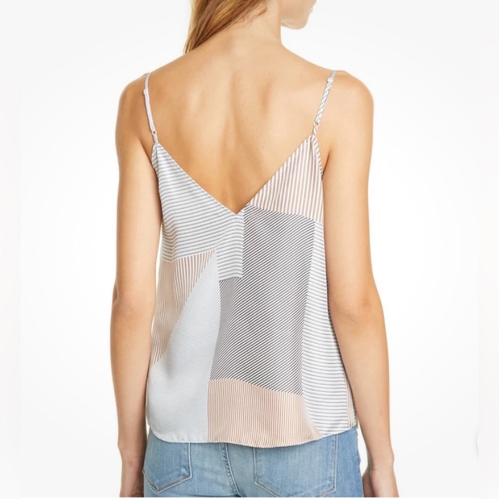 FRAME Classic Printed Silk Camisole Powder Multi size M